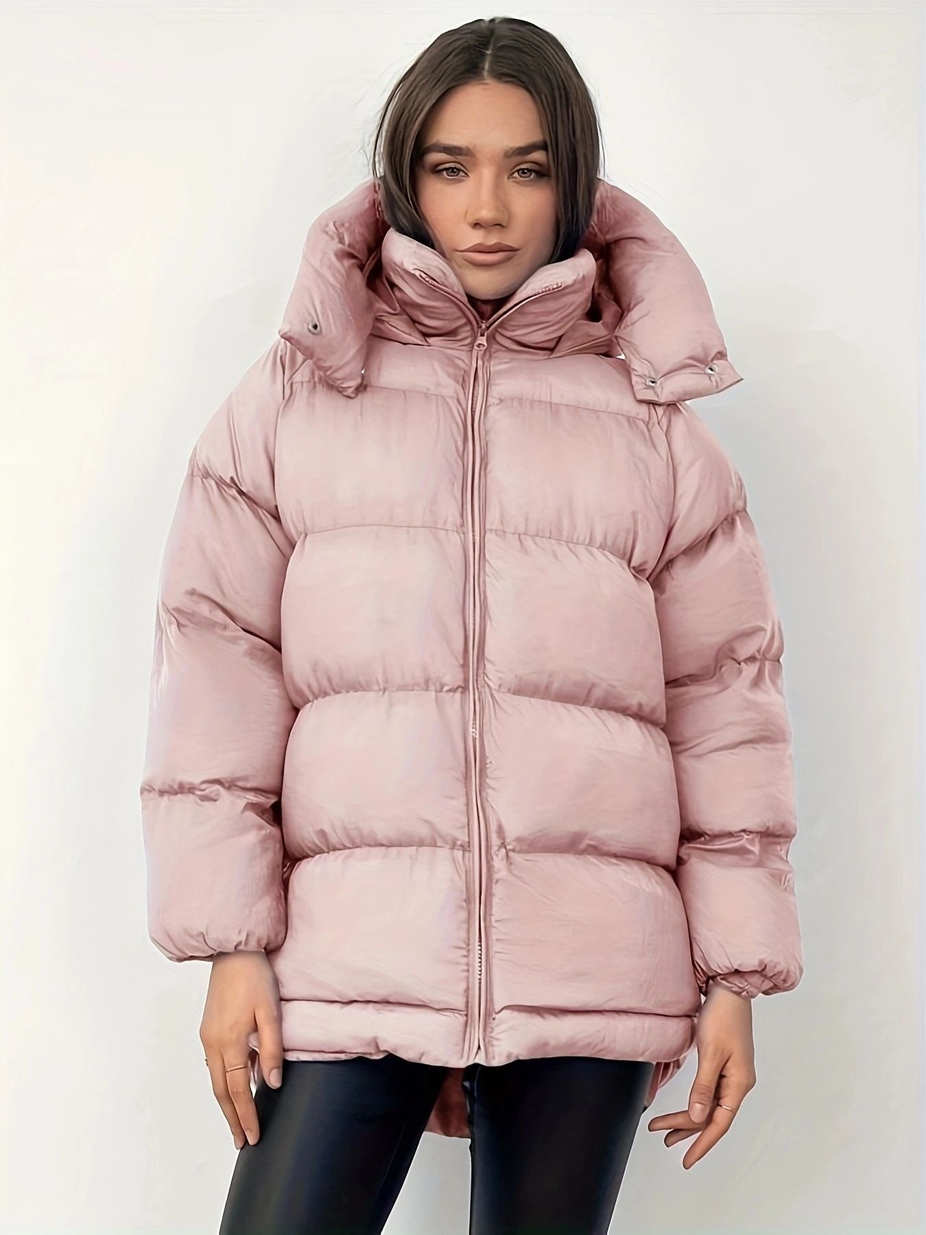 Women's Cotton-padded Jacket Coat Thickened Warm Mid-length Coat